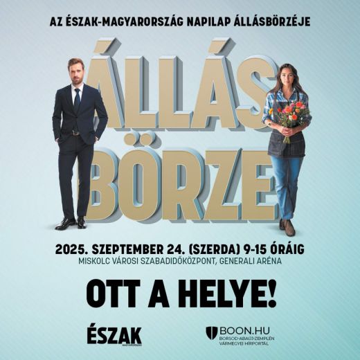 Találja meg álmai munkáját az Észak-Állásbörzén!