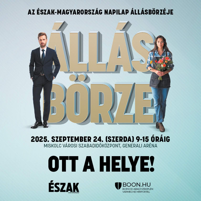 Találja meg álmai munkáját az Észak-Állásbörzén!
